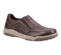 Hush Puppies Zapato de Cuero Fletcher Slipon para Hombre (FS7672)