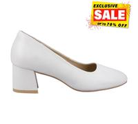 Hush Puppies Zapatos De Tacón Alicia De Cuero Para Mujer Color Marfil