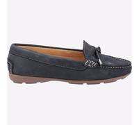 Hush Pupplies Maggie sin Cordones Conmutador Mujer Estilo Mocasín Cuero Marino