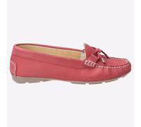 Hush Pupplies Maggie sin Cordones Conmutador Mujer Estilo Mocasín Cuero Rojo