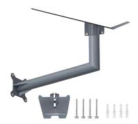 HUSHAX Kit De Montaje Con Adaptador De Tubo Ajustable De 360°, Soporte De Pared Ajustable, Compatible Con La Antena Estándar De Starlink Gen3