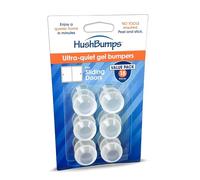 HushBumps Protector deslizante de gel para armario, armario y puerta de bolsillo, 3 unidades, amortiguación de sonido, 18 piezas, proporciona un cierre suave y silencioso