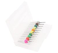 HUSHUI 10 Brocas Micro Helicoidales de Acero de Tungsteno de Alta Dureza para Perforación de Placas de Circuito de Precisión de 0,3 a 1,2 Mm