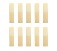 HUSHUI 10 Cañas de Saxofón Dureza 2,5 Sonido Estable Alta Precisión Versátiles Cañas de Saxofón Alto para Saxofón