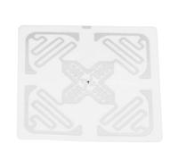 HUSHUI 100 Uds Etiquetas UHF Lectura Rápida de Alta Sensibilidad para Gestión de Almacenes Adhesivo de Hoja de Cobre de 50x50mm