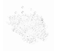 HUSHUI 1000 Uds. De Cuentas Acrílicas, Lujosos Adornos Decorativos DIY para Decoración del Banquete De Boda, Suministros Transparentes De 3mm (Transparente)