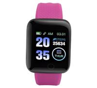 HUSHUI 116 Plus Smart Inch TFT Pantalla a Color IP67 Fitness Tracker con Recordatorio de Mensaje de Llamada, para Teléfonos Inteligentes 5.0 iOS 9.0 (Púrpura)