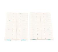 HUSHUI 12 Piezas de Repuesto Desechables para Escobilla de Baño, de Limpieza de Inodoro, Kit de Iniciación para Repuestos de Varita de Fregado de Inodoro, Suministros (Limón)