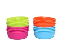 HUSHUI 16 Moldes de Silicona Brillante para Rosquillas para Hornear Postres y Pudines, Reutilizables y Fáciles de Limpiar, Perfectos para Fiestas de Cumpleaños