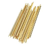 HUSHUI 19 Trastes de Guitarra de Latón, Material de Latón H65 para Guitarras Clásicas de 6 Cuerdas, con Anti y Alta Temperatura