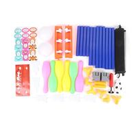 HUSHUI 2 en 1 Bola de Fútbol Juguete de Bolos para Niños 6 Pins 2 Light Up Bolas Bolas para Niños Pequeños Juguesa Deportivo para Juegos Interiores Al Aire