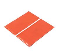 HUSHUI 2 Moldes de Hoja de Prensa de Cera de Abejas de 5,4 Mm, Molde de Base de Peine Plegable de Silicona para Apicultura, con Patrón Elevado para Prensado de Cera