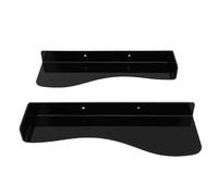 HUSHUI 2 Piezas de Zapatillas Flotantes de Zapato Que Ahorra Espacio Acrílico 6.6 LB Soporte de Carga L Forma de Zapato Flotante para Tacones Altos Zapatillas de Zapatilla (Negro)