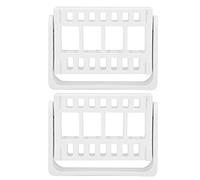 HUSHUI 2 Soportes para Brocas de Uñas, 16 Agujeros, Soportes de Exhibición para Brocas de Uñas, Soporte para Cabezal de Molienda de Uñas, Caja de Almacenamiento para Herramientas