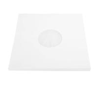 HUSHUI 20 Bolsas para Discos de Vinilo para Discos de 12 Pulgadas, Fundas Protectoras Antiestáticas y a Prueba de Polvo, Material Blanco Duradero