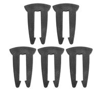 Hushui 5pcs Locks de Perilla de la Estufa, Silicona Buena Flexibilidad Teperatura Alta Resistencia a las Perillas de Horno a Prueba de bebé Cubre Mechones para el Hogar