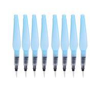 HUSHUI 8 PCS A Acuarela de Acuarela Reutilizable Recargable con 8 Puntas de Cepillo, Tinta de Control, Cerdas de Nylon, Fácil de Limpiar, Portátil para Pintar, Caligrafía, Artistas