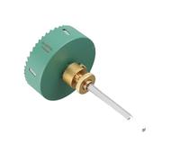 HUSHUI Abridor de Agujeros, Sierra de Agujeros de Luz de Techo Hexadecimal de 7.5 Mm, Abre Agujeros en Madera Maciza, Tabla de Yeso y Más con Vástago Hexadecimal (Abridor de 110 mm)