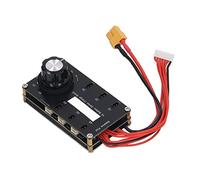 HUSHUI Adaptador Compacto de Placa de Carga de Equilibrio de Batería 1S para Carga Eficiente de 1 a 6 Baterías en Materiales Electrónicos, ABS y PCB