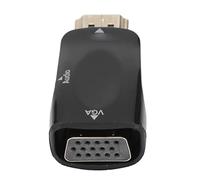 HUSHUI Adaptador Convertidor de Interfaz Multimedia HD a VGA, Fácil Plug and Play 1080P para PC, Portátil, Material ABS