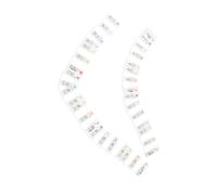 HUSHUI Adhesivo para Teclado de Piano de Silicona Extraíble para un Mejor Aprendizaje y Eficiencia, Herramienta de Enseñanza de 61 Teclas
