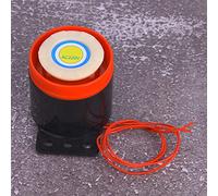 HUSHUI Alarma de Zumbador Activo AC 220V Alto Decibelio 110dB para Electrónica de Bricolaje, Seguridad contra Incendios, Longitud de Cable de 13,0 Pulgadas, 1 Pieza