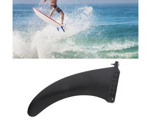 HUSHUI Aleta de Tabla de Surf de PVC Ecológica Grande de 10 Pulgadas para Tabla Larga, Accesorio Ligero Negro