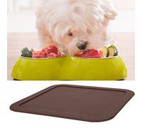 HUSHUI Alfombrilla de Alimentación para Mascotas de Silicona Antideslizante, Duradera e Higiénica, Ideal para Perros y Gatos, Tamaño de 21,8 Cm/8,6 Pulgadas