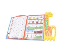 HUSHUI Almohadilla de Aprendizaje de Inglés árabe con Diseño Colorido y Reconocimiento de Audio para Niños Mayores de 3 Años Juguete Educativo 27,8 X 27 Cm