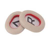 HUSHUI Almohadillas de Repuesto para una Escucha Cómoda, Almohadillas de Cuero Proteico Suave, Ideales para Auriculares Backbeat Pro2 SE y Voyager 8200 UC, 2 Unidades (Blanco)