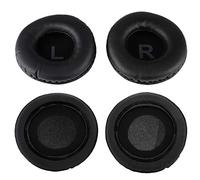 HUSHUI Almohadillas De Repuesto Universales De 2 uds. De 80mm, Almohadillas Duraderas De Cuero Proteico para una Escucha Cómoda, Mayoría De los Auriculares