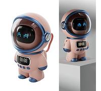 HUSHUI Altavoz Bluetooth Astronauta AI Voz Inteligente Pequeña Luz Nocturna Regalo único para la Decoración del Hogar de los Niños (Rosada)