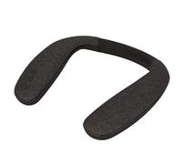 HUSHUI Altavoz con Banda para el Cuello Bluetooth, Altavoz Inalámbrico Ligero y Elegante para el Cuello con Micrófono con Cancelación de Ruido para Deportes, Viajes Al Aire Libre (Negra)
