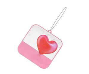 HUSHUI Ambientador Colgante para Coche, Aromas de Corazón de Larga Duración, Refrescantes Decorativos para Decoración Interior Compacta del Coche (Tipo 1)