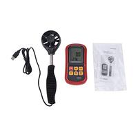 HUSHUI Anemómetro GM8909 Medidor de Medición de Velocidad del Viento Digital Multifuncional de Alta Precisión para Uso Industrial y Exterior Material ABS