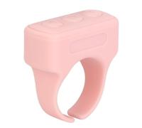 HUSHUI Anillo de Desplazamiento Bluetooth Clicker Control Remoto Compacto para Grabación de Vídeo y Cambio de Página para Dispositivos iOS 30 X 28 X 13 Cm (Rosa)