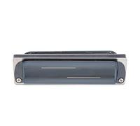 HUSHUI Armónica de 10 Orificios E Key Instrumento para Principiantes con Cubierta de Acero Inoxidable para Práctica de Blues 100 X 27 X 20 Mm (Negra)