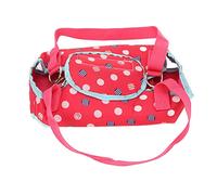 HUSHUI Arnés de Elevación para Perros, Arnés Portátil Lavable y Transpirable con Tiras Lumbares Dobles, para Perros Pequeños (Rosa roja)