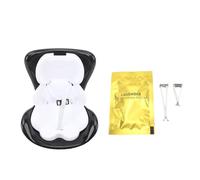 HUSHUI Asiento para Muñecas Protector de Aire Ventilaje de 17 Cm Cominación de Juguete Relleno Ornamento de Escritorio Conjunto de Accesorios Suministros de Decoración de la Decoración (Negro)