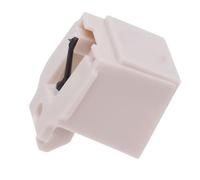 HUSHUI ATN3600L Reemplazo de Lápiz Capacitivo para Calidad de Sonido Mejorada Aguja Cónica para Tocadiscos Blanco 1 Paquete