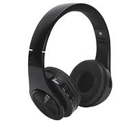 HUSHUI Auriculares Bluetooth 5.0 Cómodos Auriculares Inalámbricos para Juegos para Colocar sobre la Oreja para Música y Llamadas, Color Negro (Negra)