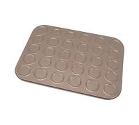 HUSHUI Bandeja para Muffins Molde para Hornear Acero Al Carbono Antiadherente para Hornear Macarons y Más 1 Unidad (30 hoyos)