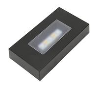 HUSHUI Base de Soporte de Luz LED, Base de Pantalla Rectangular de ABS Alimentada por USB Multimodo con 5 Colores de Luz, para Caja de Vidrio, Mesa, Taza, Arte, Jarrón de Joyería