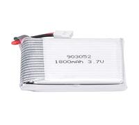 HUSHUI Batería de Dron RC de 3,7 V 1800 MAh, Pieza de Repuesto Duradera para Dron de Control Remoto KY101S, Fácil de Montar, Adecuada para Mayores de 8 Años