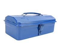 HUSHUI Blue Toolbox, Organizador de Almacenamiento de Herramientas de Metal Portátil Compacto con Diseño Resistente de Cojinete de Carga Alta, para el Taller de (Caja de herramientas 280)