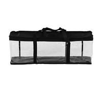 HUSHUI Bolsa de Almacenamiento de Herramientas, Organizador de Herramientas de PVC Impermeables Transparentes Transparentes de Gran Capacidad para Mantenimiento (M)