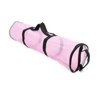 HUSHUI Bolsa de Almacenamiento de Papel de, Organizador Portátil Plegable Reutilizable de Gran Capacidad para Almacenar Varios Rollos (Rosa Transparente)