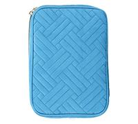 HUSHUI Bolsa de Almacenamiento de Relojes Profesional, Organizador de Joyas Azul Ligero para Propietarios de Relojes, 26 X 18,5 X 3,5 Cm
