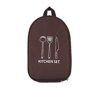 HUSHUI Bolsa de Herramientas de Campamento Portátil, Bolsa de Utensilios para Acampar de Lienzo, Bolsa de Almacenamiento de Cuchillos Portátiles para Barbacoa Al Aire Libre, Picnic,