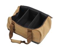 HUSHUI Bolsa de herramientas de gran capacidad, bolsa de almacenamiento de camping con cremallera de acceso rápido, bolsa de herramientas multifuncional para trabajar en